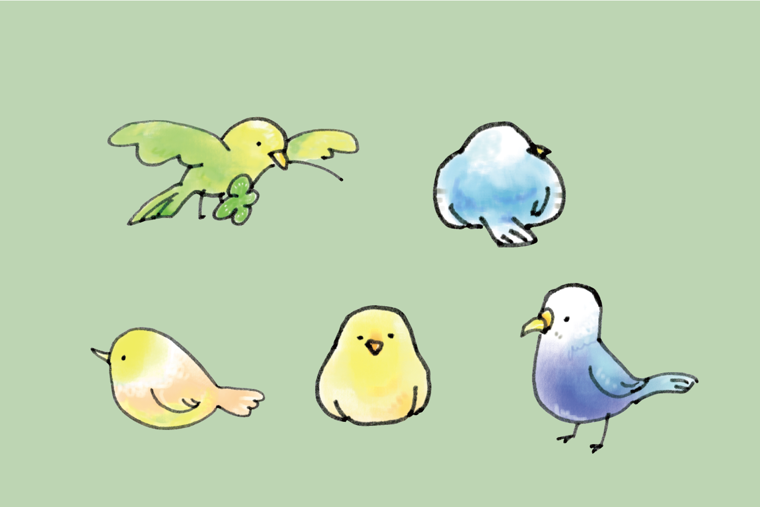 鳥のイラスト